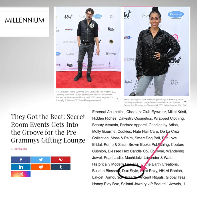 Millennium Magazine They Got the Beat: Secret Room Events Gets Into the Groove for the Pre-Grammy Gifting Lounge