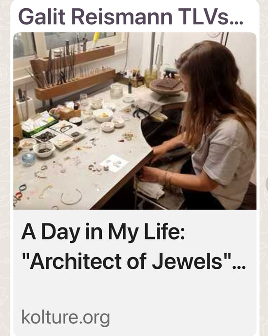 HADAS SHAHAM Jewelry- "A Day in the Life" curated by Galit Reismann TLVstyle