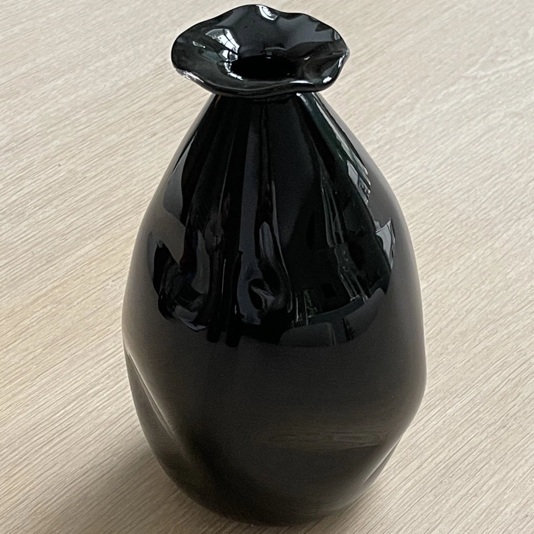 ANVI Glass Studio Balloon Vase BLACK - DUXSTYLE