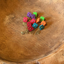 Load image into Gallery viewer, KAPIM by MM Dangle Drop Earrings- Pink
