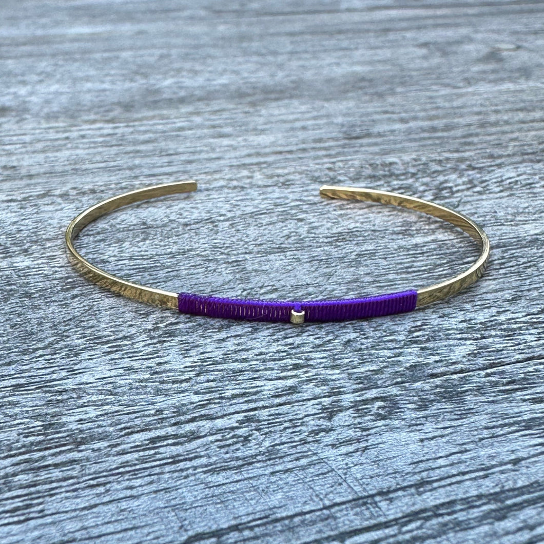 KAPIM by MM Petit Cuff-Style Bracelet - Majestic Purple