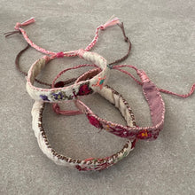 Load image into Gallery viewer, ANTOMOON Silk Embroidered Bracelet Medium - DUXSTYLE- The Neutral Collection
