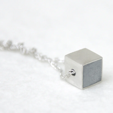 Load image into Gallery viewer, HADAS SHAHAM CONTEMPORARY JEWELRY Small Cube Pendant Necklace

