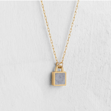 Load image into Gallery viewer, HADAS SHAHAM CONTEMPORARY JEWELRY Tiny Square Lock Pendant Necklace
