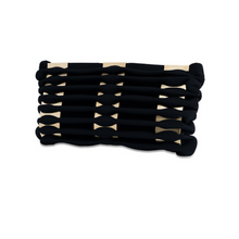 Load image into Gallery viewer, Orna Design Wavy Clutch- Black and gold- DUXSTYLE

