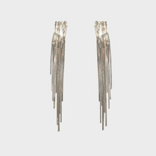 Load image into Gallery viewer, Reggie Studio Chain Waterfall Earrings- Sterling Silver-  DUXSTYLE
