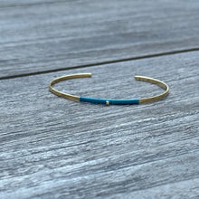 Load image into Gallery viewer, KAPIM by MM Petit Cuff-Style Bracelet-Neon Blue-Bracelets-KAPIM by MM-Cuff Bracelet, Stackable Bracelet, Trendy Bracelet, Vacation Bracelet, Women&#39;s Bracelet-DUXSTYLE
