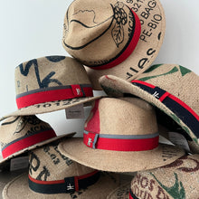 Load image into Gallery viewer, ReHats BERLIN- Cafe Hat #5-Panama Hat-ReHats Berlin-Fashion Hat, Panama Hat, ReHat Berlin, Sun Hat, Traveller&#39;s Hat-DUXSTYLE
