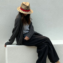 Load image into Gallery viewer, ReHats BERLIN- Cafe Hat #4-Panama Hat-ReHats Berlin-Fashion Hat, Panama Hat, ReHat Berlin, Sun Hats, Traveller&#39;s Hat-DUXSTYLE
