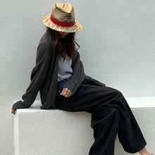 Load image into Gallery viewer, ReHats BERLIN- Cafe Hat #5-Panama Hat-ReHats Berlin-Fashion Hat, Panama Hat, ReHat Berlin, Sun Hat, Traveller&#39;s Hat-DUXSTYLE
