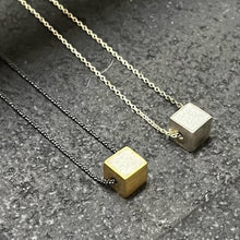 Load image into Gallery viewer, HADAS SHAHAM CONTEMPORARY JEWELRY Small Cube Pendant Necklace
