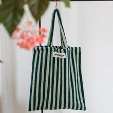 Load image into Gallery viewer, BONGUSTA Terry Tote Bag- Seafoam - DUXSTYLE
