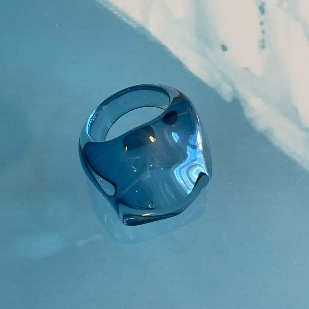 MIRAVIDI Bijoux Ice Ring PALE BLUE - DUXSTYLE