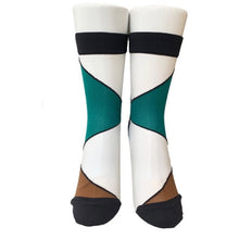 Load image into Gallery viewer, FAKUI Color Blocked Sheer Socks - DUXSTYLE
