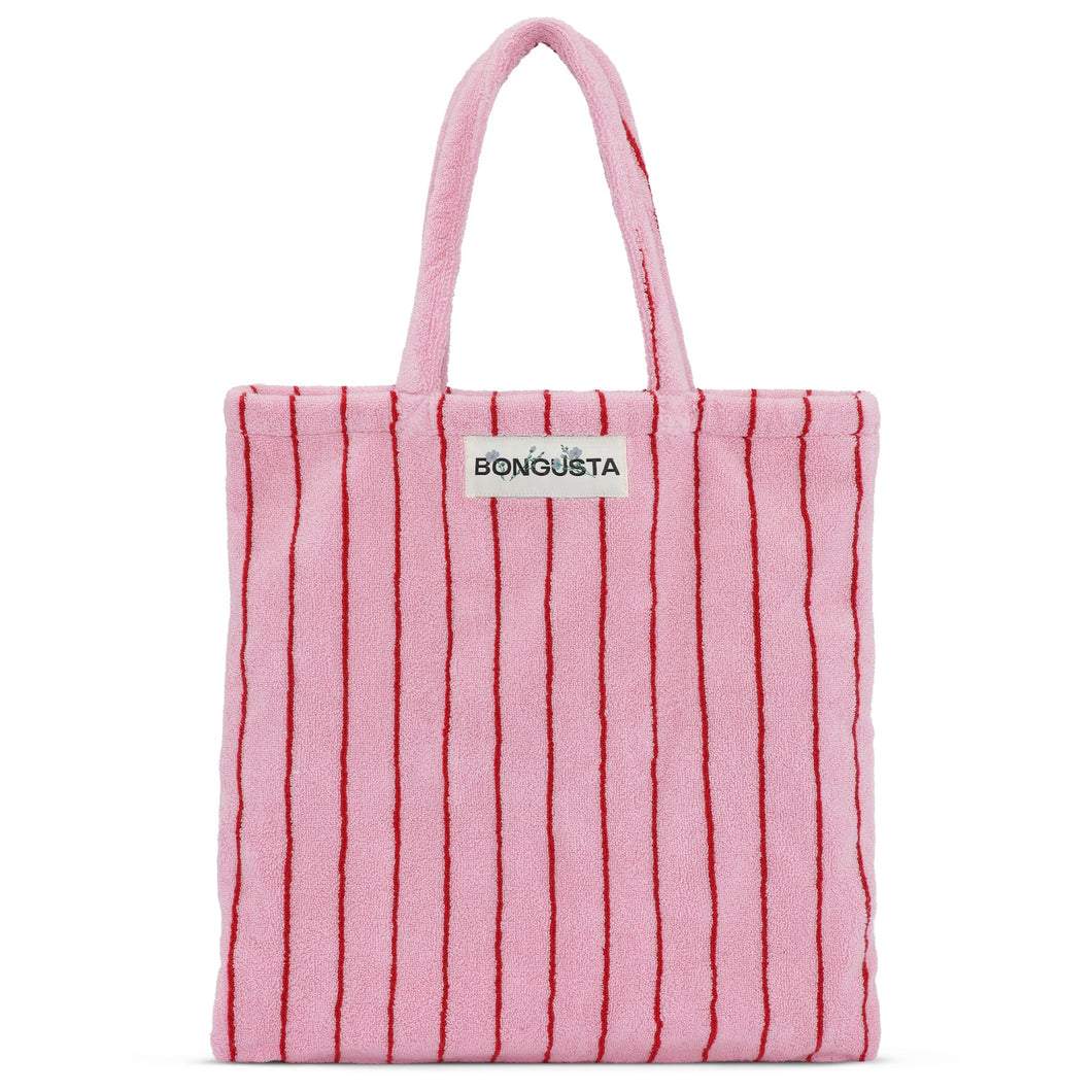 BONGUSTA Terry Tote Bag - Pink - DUXSTYLE