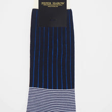 Load image into Gallery viewer, PEPER HAROW Oxford Stripe Men&#39;s Sock - DUXSTYLE
