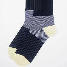 Load image into Gallery viewer, PEPER HAROW Oxford Stripe Men&#39;s Sock - DUXSTYLE
