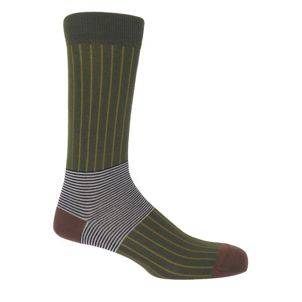 PEPER HAROW Oxford Stripe Men's Sock - DUXSTYLE