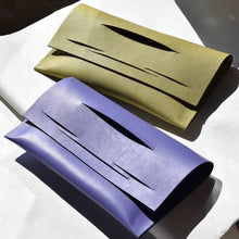 Load image into Gallery viewer, LINDASIETO Horizontal Slashed Clutch SMOOTH LILAC - DUXSTYLE
